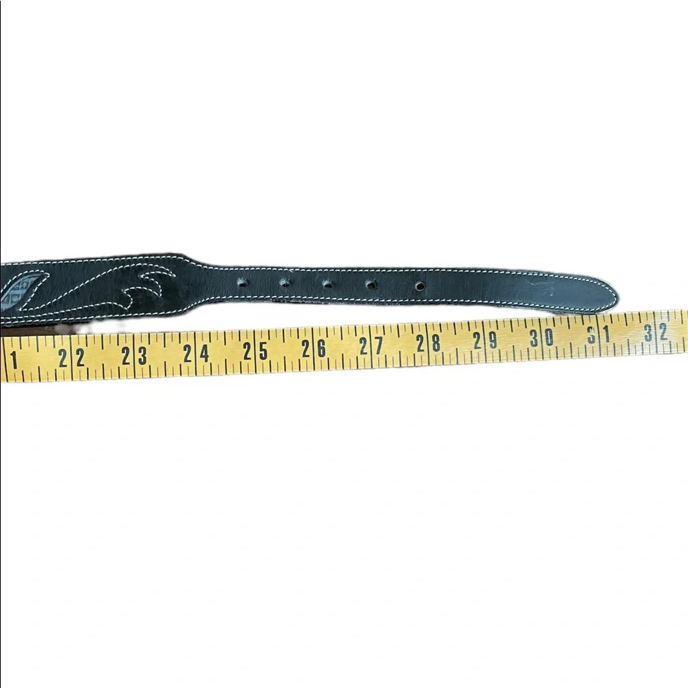Youth Ladies Black and Gray Western Cowboy Belt by Leegin, 26